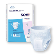 SENI Active Super Disposable Underwear-Moderate/Heavy-Case Quantities
