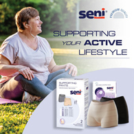 SENI S-2X02-US1 Supporting Pants - 2XL - 2 per Pack: Nude & Black Colors