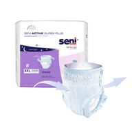 SENI S-2X12-AP1 Active Super Plus Pull-On Underwear - 2XL - 24/Box