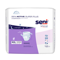 SENI S-2X12-AP1 Active Super Plus Pull-On Underwear - 2XL - 48/Case