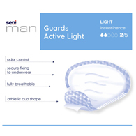Case of 90 SENI S-AL15-US1 Mens Active Light Guards