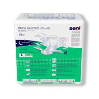 Seni Super Plus S-LA09-BP1 Heavy to Severe Absorbency Briefs, Overnight, Large, Case