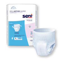 SENI S-ME20-AS1 Active Super Pull-On Underwear - Moderate/Heavy - Medium - 80/Case