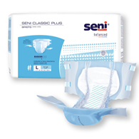 SENI S-LA25-BC2 Classic Plus Briefs - Moderate To Heavy - Large - 50/Box 