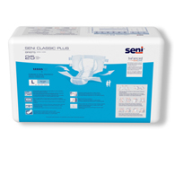 SENI S-LA25-BC2 Classic Plus Briefs - Moderate To Heavy - Large - 100/Case