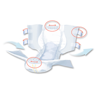SENI S-ME10-BQ1 Super Quatro Briefs - Medium - 40/Case