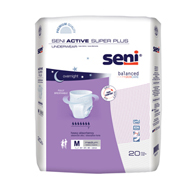 SENI S-ME20-AP1 Active Super Plus Pull-On Underwear - Medium - 40/Box 