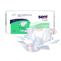 SENI S-ME25-BP1 Super Plus Briefs - Medium - 25/Pack