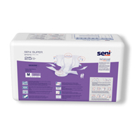 SENI S-ME25-BS1 Super Briefs for Heavy Incontinence - Medium - 25/Pack