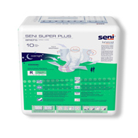 Seni Super Plus S-RE10-BP1 Heavy to Severe Absorbency Briefs, Regular, Case