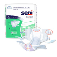 Seni Super Plus S-RE10-BP1 Heavy to Severe Absorbency Briefs, Regular, Case