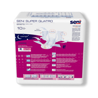 SENI S-RE10-BQ1 Super Quatro Briefs - Regular - 20/Box 
