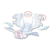 SENI S-RE10-BQ1 Super Quatro Briefs - Regular - 20/Box 