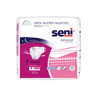 SENI S-RE10-BQ1 Super Quatro Briefs - Regular - 20/Box 