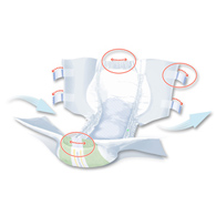 SENI S-SM12-BP1 Super Plus Briefs - Small - 48/Case
