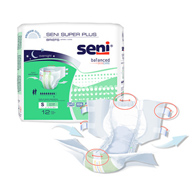 SENI S-SM12-BP1 Super Plus Briefs - Small - 48/Case