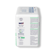 SENI S-SM12-BP1 Super Plus Briefs - Small - 48/Case