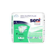 SENI S-SM12-BP1 Super Plus Briefs - Small - 12/Pack