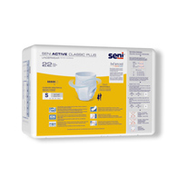 SENI S-SM22-AC2 Active Classic Plus Underwear - Moderate - Small - 88/Case