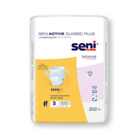 SENI S-SM22-AC2 Active Classic Plus Underwear - Moderate - Small - 88/Case