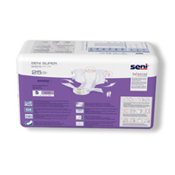 SENI S-SM25-BS1 Super Briefs for Heavy Incontinence - Small - 25/Pack