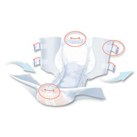 Seni Super Plus S-XL08-BP1 Heavy to Severe Absorbency Briefs, XL, Case