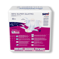 SENI S-XL08-BQ1 Super Quatro Briefs - Extra Large - 16/Box 