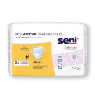 SENI S-XL14-AC2 Active Classic Plus Underwear - Moderate - Extra Large - 56/Case