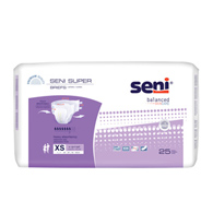 SENI S-XS25-BS1 Super Briefs for Heavy Incontinence - Extra Small - 75/Case