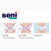 SENI Super Briefs for Heavy Incontinence