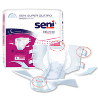 SENI Super Briefs for Heavy Incontinence-Packs
