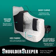 Shoulder Sleeper Pillow for Pain & Recovery, w/ Extra Cover - For Left or Right Side; Large & Small