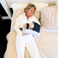 Shoulder Sleeper Pillow for Pain & Recovery, w/ Extra Cover - For Left or Right Side; Large & Small