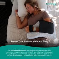 Shoulder Sleeper Pillow for Shoulder Pain and Recovery - For Left or Right Side; Large & Small Sizes