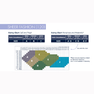 SIGVARIS 120N 15-20 mmHg Sheer Fashion Thigh Highs