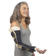 SIGVARIS 1403-ARR Compreflex Arm-Large Regular-Black