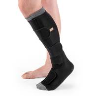 SIGVARIS 1403 Compreflex Below Knee w/ Boot-Low Stretch-Large REG-BLK