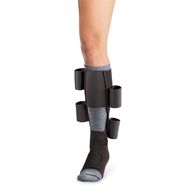 SIGVARIS 1404 Compreflex Below Knee w/ Boot-Low Stretch-XL REG-BLK
