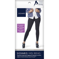SIGVARIS 170L Womens Soft Silhouette Leggings-15-20 mmHg-Size C-Black