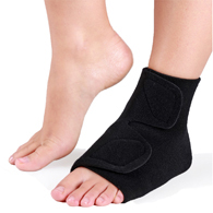 SIGVARIS 1801-BTR Compreboot Open Toe/Heel-Black-Small Regular