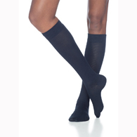 SIGVARIS 186CB10 15-20 mmHg Mens Casual Cotton Socks-Size B-Navy