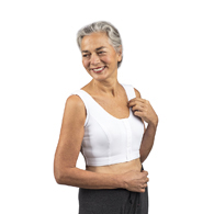 SIGVARIS 2284 Comprevest 15-25 mmHg-C/D Cup-40/42 Band-White