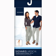 SIGVARIS 232NSLO66 20-30 mmHg Cotton Thigh Highs-Sm-Long-OT-Light Beige