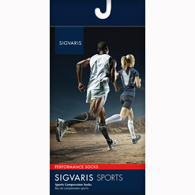 SIGVARIS 412CML99 20-30 mmHg Performance Sock-Med Long-Black