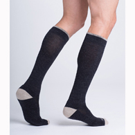 SIGVARIS 422CSM12 Merino Outdoor Performance Sock-Sm-Med-Charcoal