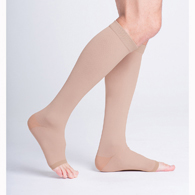 SIGVARIS 503C 30-40 mmHg Natural Rubber Calf Open Toe
