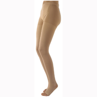 SIGVARIS 503P 30-40 mmHg Natural Rubber Pantyhose Open Toe