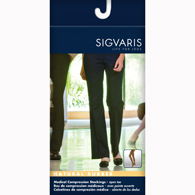 SIGVARIS 503TM4O77 Natural Rubber Thigh Highs OT Length-Full-Lng