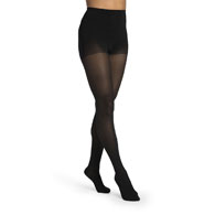 SIGVARIS 752P Womens Midsheer Pantyhose-20-30 mmHg-Large Short-Black