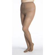 SIGVARIS 783P Womens Eversheer Pantyhose-30-40 mmHg-Small Long-Cafe